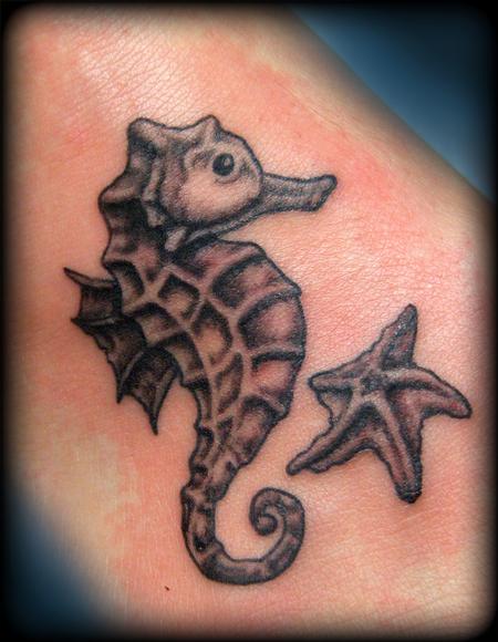 Tattoos - Little Seahorse  - 62459